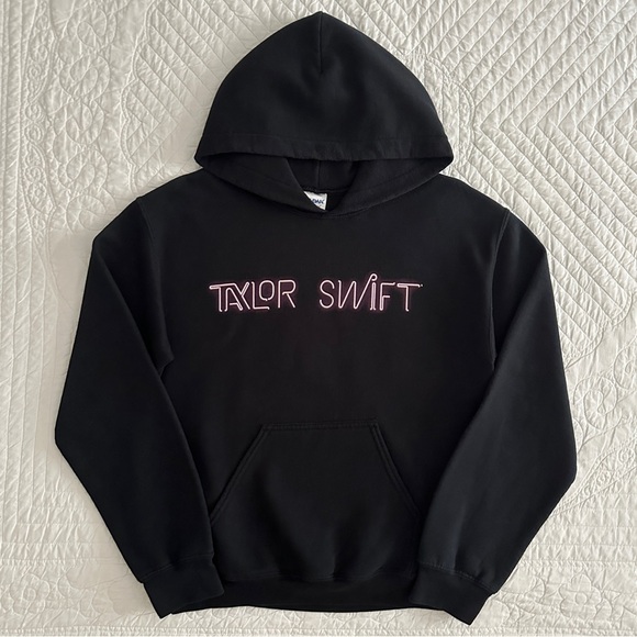 Taylor Swift The 1989 World Tour 2015 Hoodie Sweatshirt Neon Script Small - Picture 2 of 12
